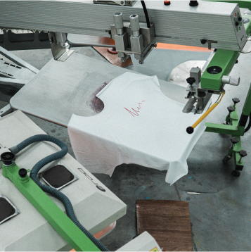 Процесс печати на карусельном печатном станке ROQ print (Португалия)